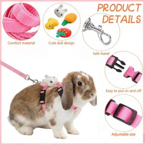 Adjustable Harness and Leash Set for Small Pets 4 Sets - Image 3