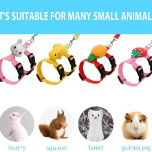 Adjustable Harness and Leash Set for Small Pets 4 Sets - Image 7