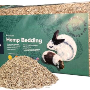 Natural Hemp Bedding 18.5 Liter Odor Control