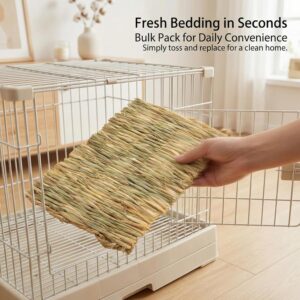 Pet Bedding Grass Mat Natural Woven 2PCS - Image 7