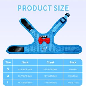 Rabbit Harness and Leash Set Soft Mesh Blue Large - Image 2