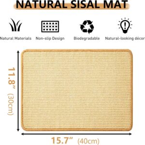 Rabbit Scratch Mat Natural Material 2 Pieces - Image 2