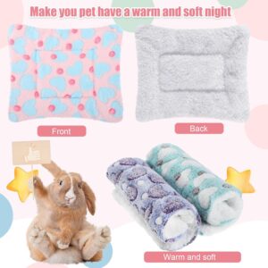 Small Animal Bed Pads Fleece Warm Purple 3 Pcs - Image 4