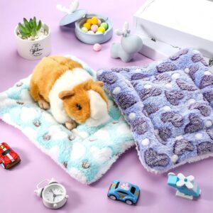 Small Animal Bed Pads Fleece Warm Purple 3 Pcs - Image 5