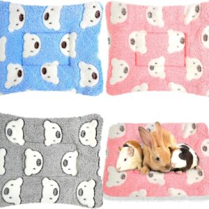 Small Animal Bed Pads Fleece Warm Purple 3 Pcs - Image 7