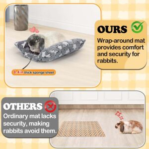 Small Animal Plush Bed Mat Gray - Image 2