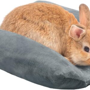 Small Animal Plush Bed Mat Gray - Image 8