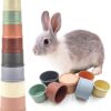 Small Animal Toy Stacking Cups Set 8 Pieces
