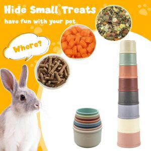 Small Animal Toy Stacking Cups Set 8 Pieces - Image 4