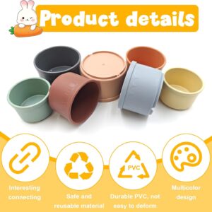 Small Animal Toy Stacking Cups Set 8 Pieces - Image 7