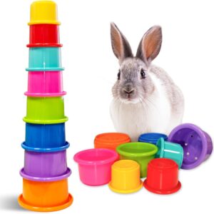 Small Animal Toy Stacking Cups Set 8 Pieces - Image 8